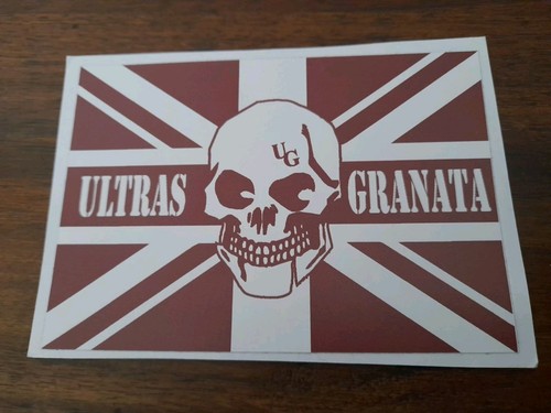 Adesivo sticker ultras granata - adesivo,