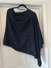 Poncho SAKS FIVE AVENUE nero