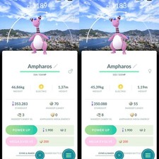Pokémon Go - Ampharos Lucido con Sfondo Nagasaki - Mini PTC o Scambio 20K
