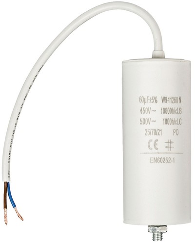 Condensatore 60uf 450v con - 60uf,