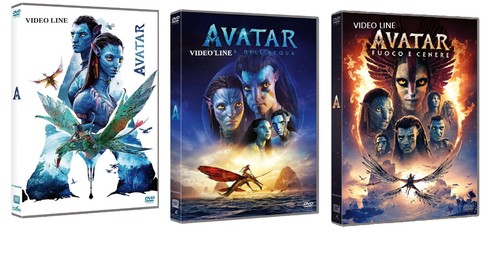 Dvd avatar trilogia - 1-2-3,