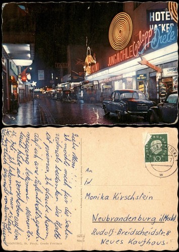 Pauli hamburg reeperbahn - st.,