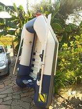 gommone tender zodiac C200 bianco blu con paglioli in fibra