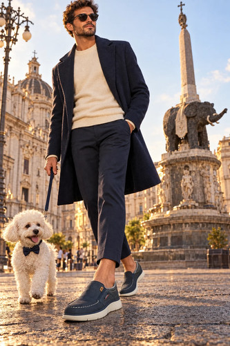 Mocassino blu leggere - blu,