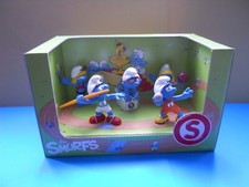  PUFFI SMURFS SCHLUMPF da BARBAPUFFO 41311 BOX OLIMPIADI MIB OLIMPIC SMURF