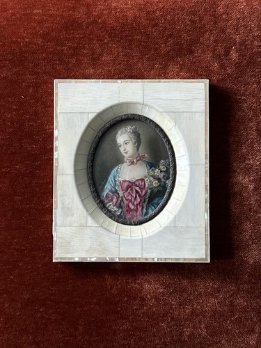 Antico ritratto francese - , di