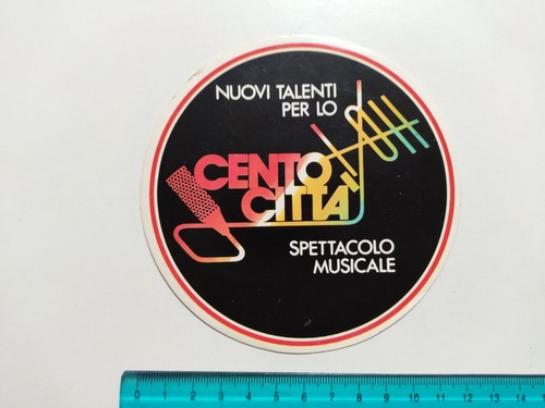 Adesivo cento citta - adesivo, citta'