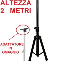 Asta Tripode foro 35 Supporto Stativi Speaker Stand Casse Cassa Regolabile 3,5