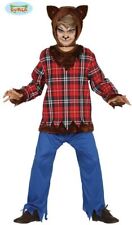 Costume Halloween licantropo uomo lupo mannaro bambino taglia 5-6 e 7/9 anni