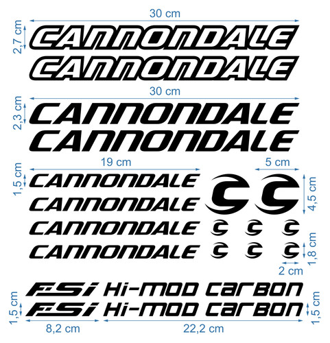Cannondale decal stickers - decal,