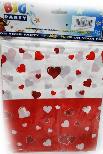 Tovaglia cuori san valentino - tovaglia,