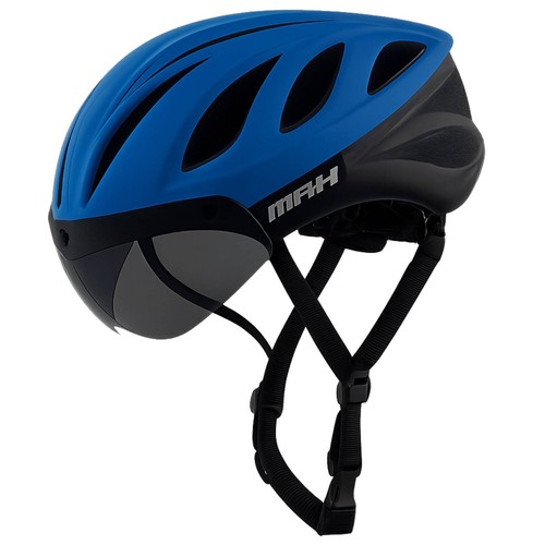 Casco urbano blu opaco vision - blu,