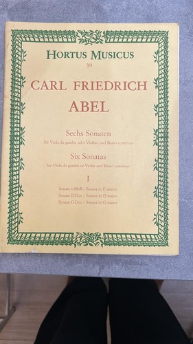 Spartito friedrich abel sechs - spartito,