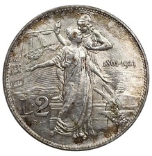 KINGDOM OF ITALY - 2 Lire