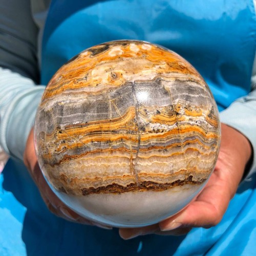 Sfera agata righe - agata, a