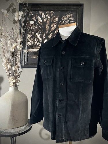 Giacca camicia pelle