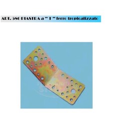 PIASTRA STAFFA DI GIUNZIONE ANGOLARE 135° X TRAVI LAMELLARI LEGNO 90 x 100 3MM