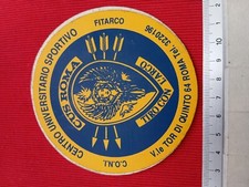 TIRO CON L'ARCO- adesivo Centro Universitario Sportivo CONI FITARCO- mm100