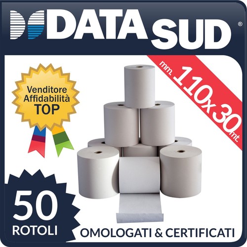 Rotoli termici 110x30 - rotoli, mm.