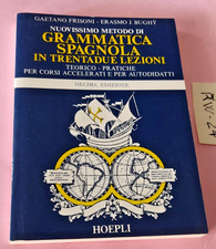 LIBRO GRAMMATICA SPAGNOLA IN TRENTADUE LEZIONI HOEPLI OTTIMO 1992