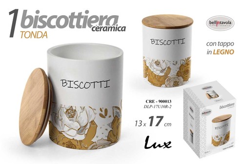 Biscottiera tonda contenitore