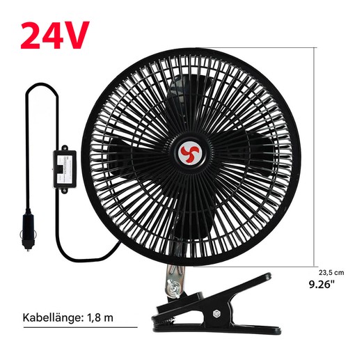 Ventilatore auto 24v - ventilatore, 8"
