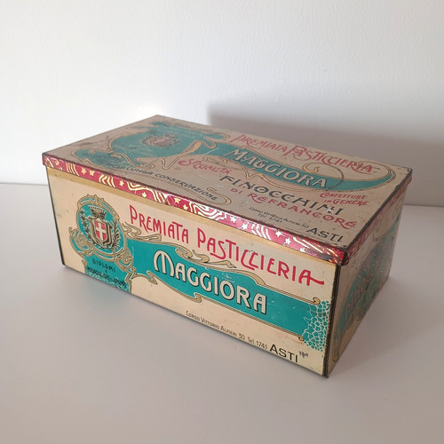 Scatola latta vintage - scatola, di