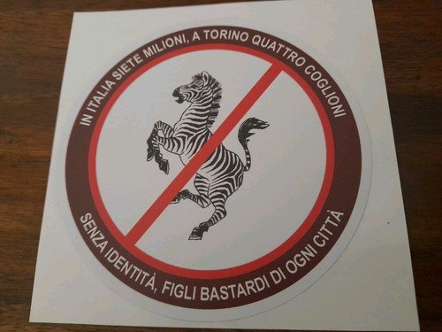 Adesivo sticker ultras granata - adesivo,