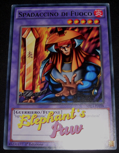 Yugioh spadaccino di - -,
