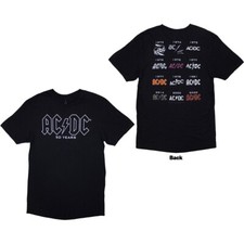 T-shirt nera AC/DC 'History