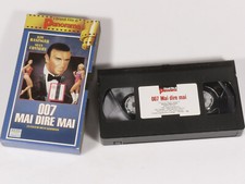 PRL) VIDEOCASSETTA VHS 007 MAI DIRE MAI SEAN CONNERY KIM BASINGER CASSETTE VIDEO