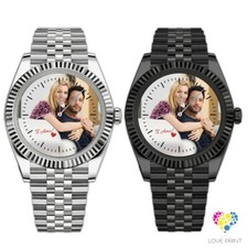 Orologi da polso per coppia Personalizzabili con foto, modello Rolex