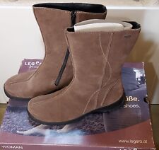 Stivale Da Neve Donna  In Pelle Marca Legero In Goretex Tg UK 6,5 - ITA 40