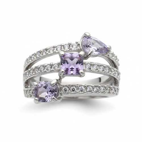 Anello fantasia multibanda - , con