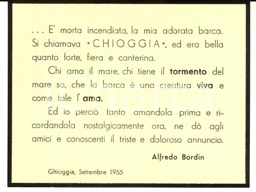 1955 chioggia alfredo - bordin,