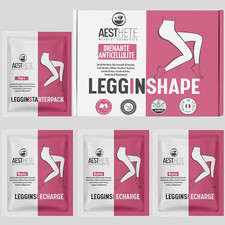 LEGGINSHAPE Set Di 4 Trattamenti Collant Drenanti Anticellulite Forte + 4 Pantac