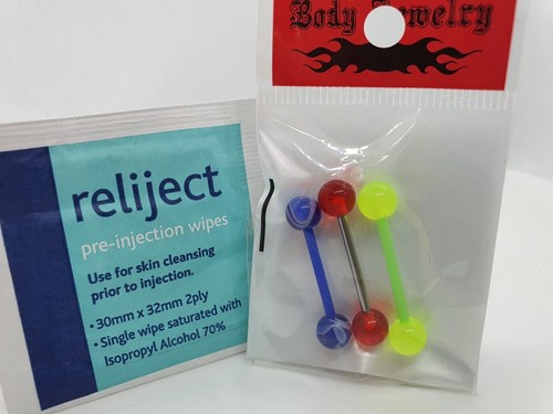 Tongue bar piercing - tongue, bar,