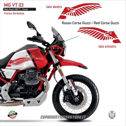 Adesivi aquila serbatoio - adesivi,