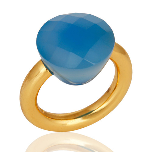 Anello oro tondo spesso grande