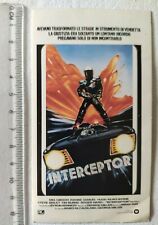 INTERCEPTOR MEL GIBSON ADESIVO LOCANDINA FILM STICKER ANNI 80 VINTAGE