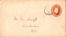 Canada 1c busta KGV 1928