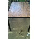 Tavolo base ferro piano con - ferro,