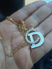 Collana Dior oro/perle logo 19
