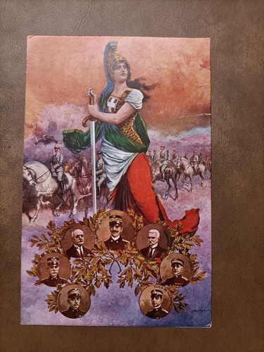 Cartolina militare allegoria - militare,