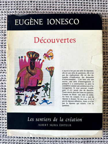 Eugène ionesco découvertes - eugène,