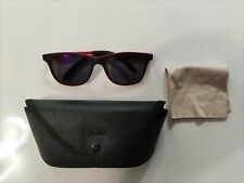 Occhiali da sole Nau unisex 10 anni colore rosso/nero