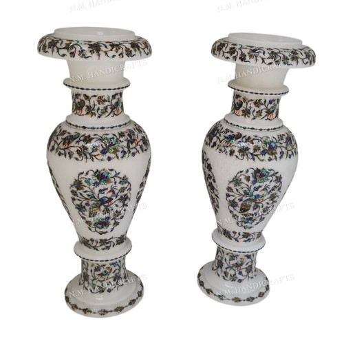 Vaso fiori marmo 18 - vaso, 18"