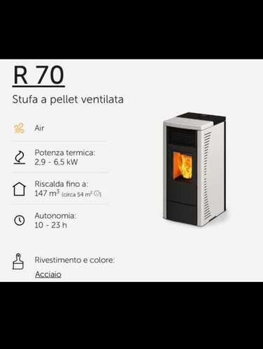 Stufa pellet aria - ad,