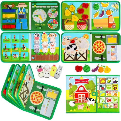 Montessori busy board feltro - montessori,