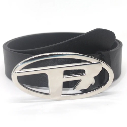 Cintura unisex pelle nera - unisex, in